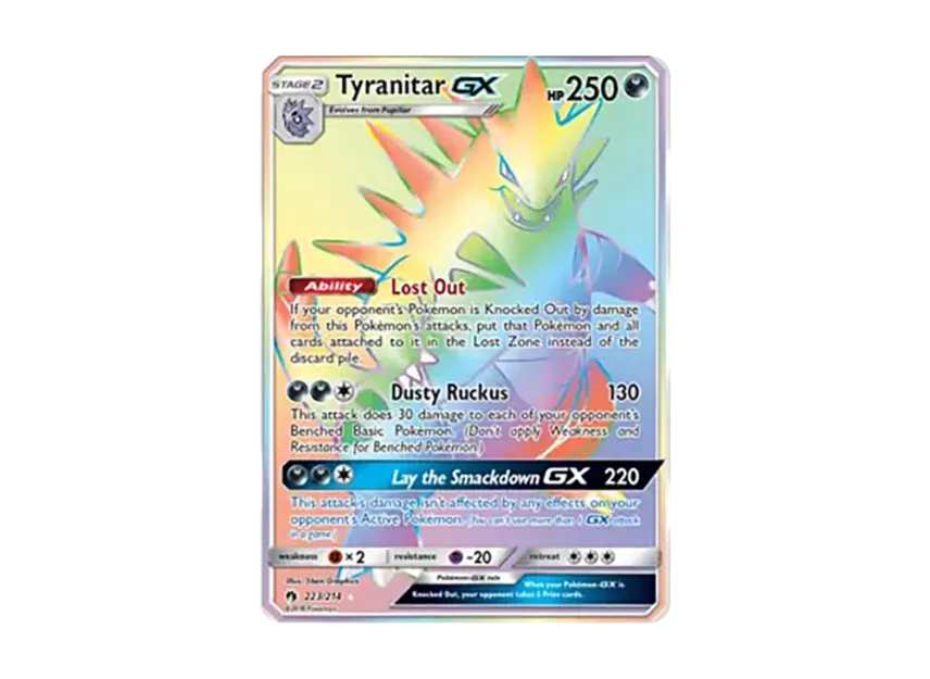 Tyranitar GX RR [214-LOST-THUNDER 223/214] (Sun & Moon "Lost Thunder")