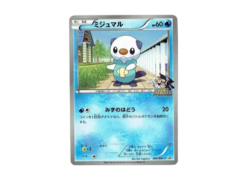 Oshawott P [BW-P 080/BW-P] (Promotional Cards "JR Hokkaido Pokemon Research Team 2011")