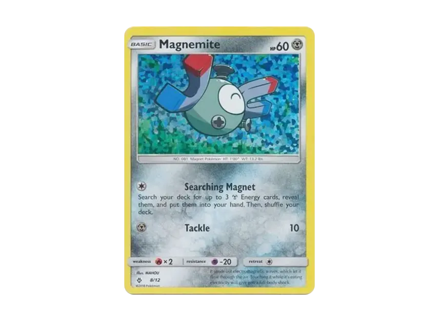 Magnemite : Holo [12-MCDONALD-S-COLLECTION-2018 8/12] (Sun & Moon "McDonald's Collection 2018")