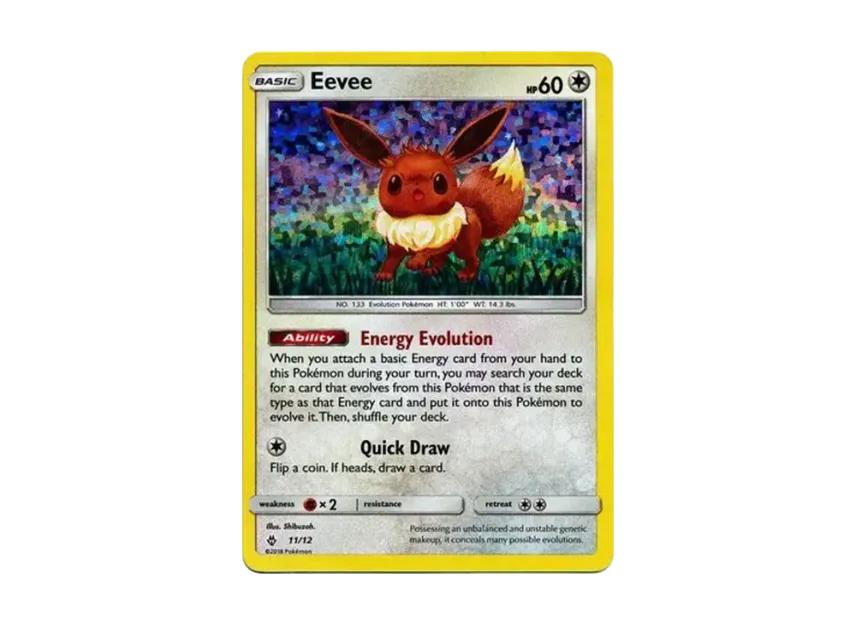 Eevee : Holo [12-MCDONALD-S-COLLECTION-2018 11/12] (Sun & Moon "McDonald's Collection 2018")