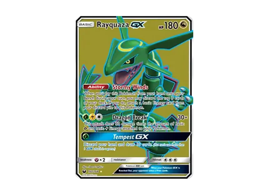 Rayquaza GX UR [168-CELESTIAL-STORM 160/168] (Sun & Moon "Celestial Storm")