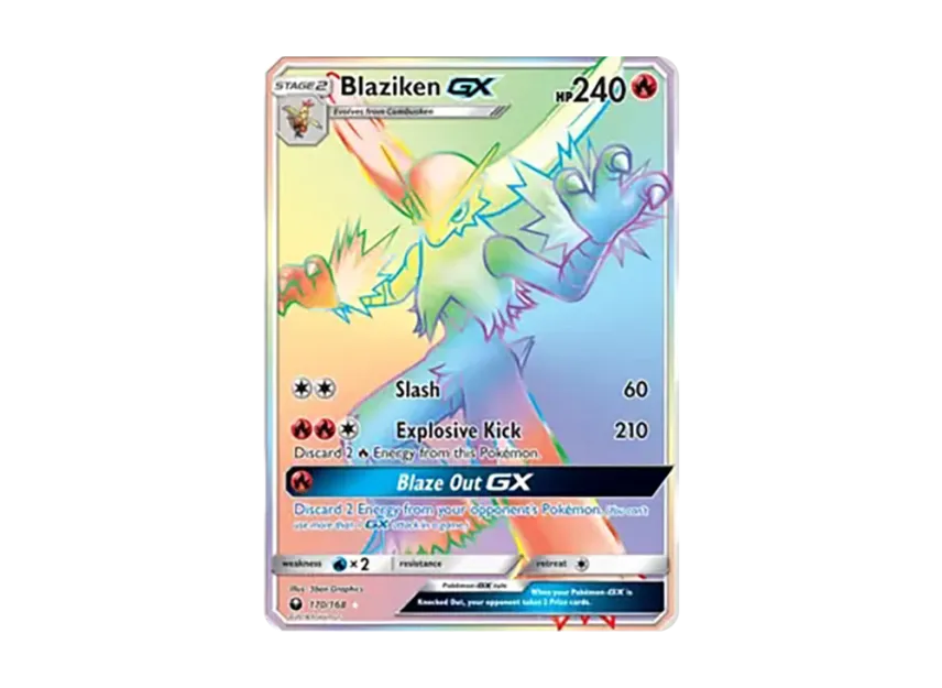 Blaziken GX RR [168-CELESTIAL-STORM 170/168] (Sun & Moon "Celestial Storm")