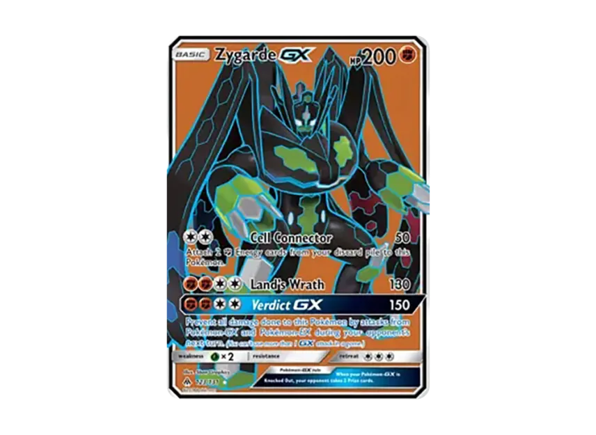 Zygarde GX UR [131-FORBIDDEN-LIGHT 123/131] (Sun & Moon "Forbidden Light")