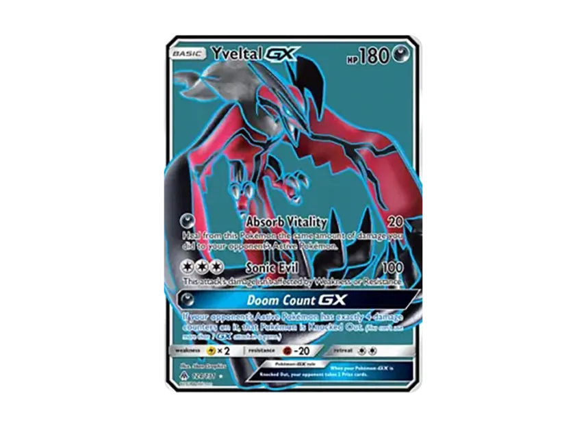 Yveltal GX UR [131-FORBIDDEN-LIGHT 124/131] (Sun & Moon "Forbidden Light")