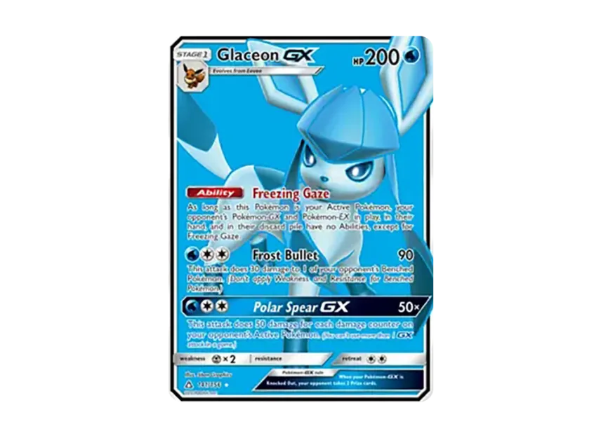 Glaceon GX UR [138-ULTRA-PRISM 141/138] (Sun & Moon "Ultra Prism")