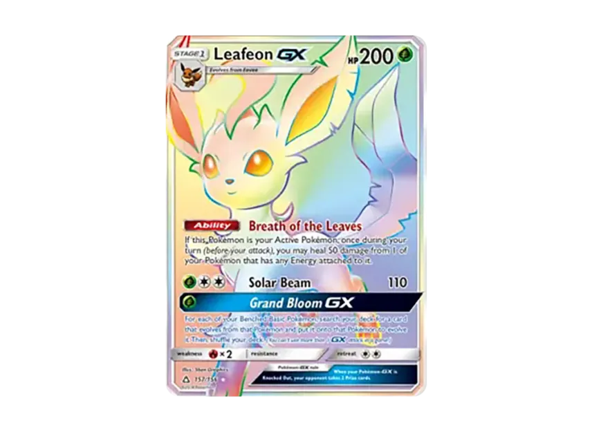 Leafeon GX RR [138-ULTRA-PRISM 157/138] (Sun & Moon "Ultra Prism")