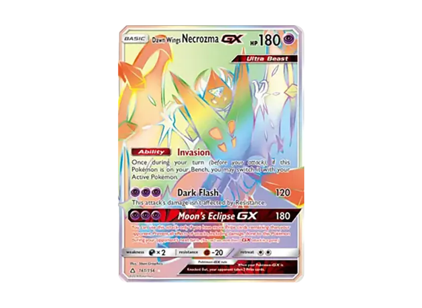 Dawn Wings Necrozma GX RR [138-ULTRA-PRISM 161/138] (Sun & Moon "Ultra Prism")