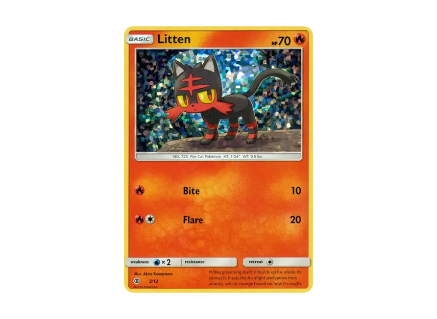 Litten : Holo [12-MCDONALD-S-COLLECTION-2017 3/12] (Sun & Moon "McDonald's Collection 2017")