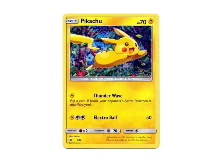 Pikachu : Holo [12-MCDONALD-S-COLLECTION-2017 5/12] (Sun & Moon "McDonald's Collection 2017")