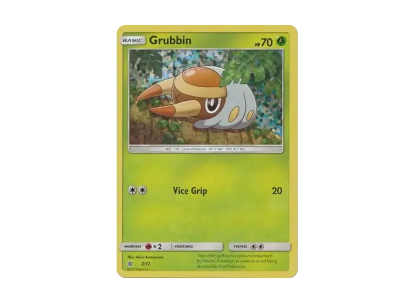 Grubbin : Holo [12-MCDONALD-S-COLLECTION-2017 2/12] (Sun & Moon "McDonald's Collection 2017")