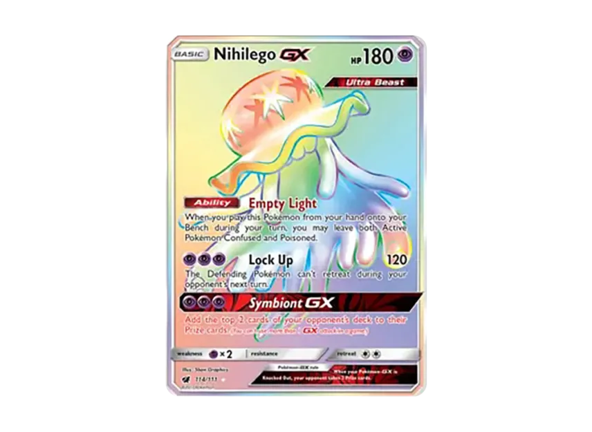 Nihilego GX RR [111-CRIMSON-INVASION 114/111] (Sun & Moon "Crimson Invasion")