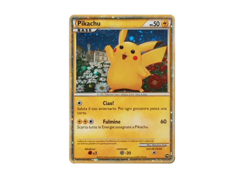 Pikachu Italy [PW] (Pokemon Card LEGEND "Pikachu World")