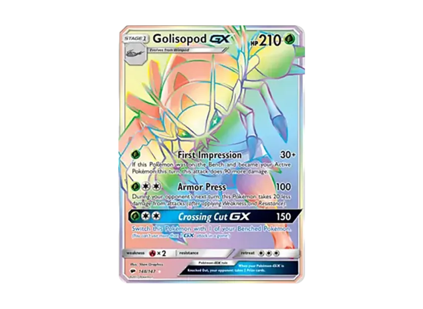 Golisopod GX RR [147-BURNING-SHADOWS 148/147] (Sun & Moon "Burning Shadows")