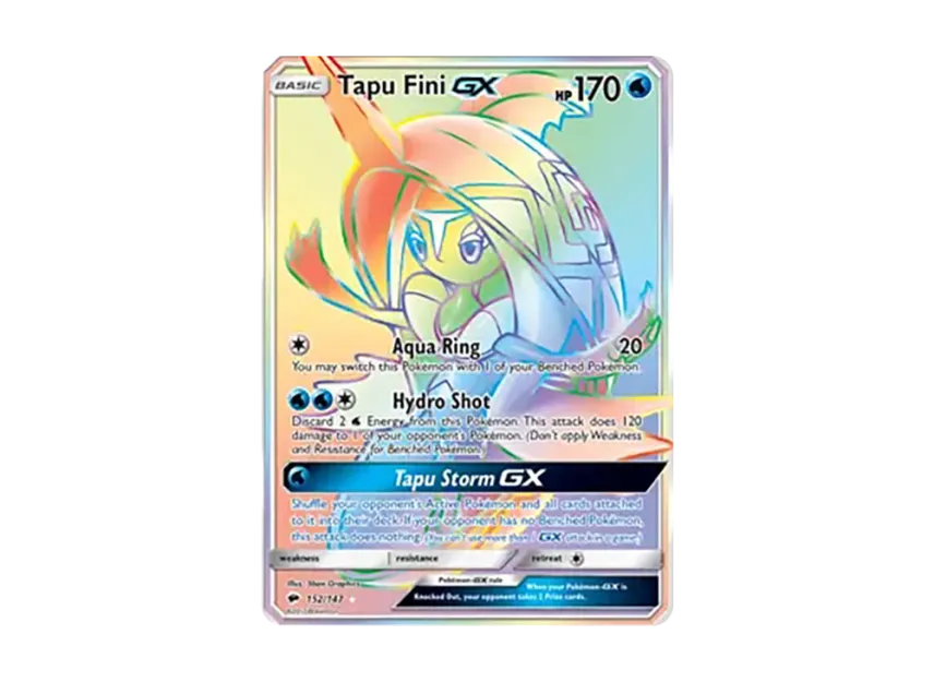 Tapu Fini GX RR [147-BURNING-SHADOWS 152/147] (Sun & Moon "Burning Shadows")