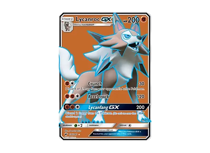 Lycanroc GX UR [147-BURNING-SHADOWS 136/147] (Sun & Moon "Burning Shadows")