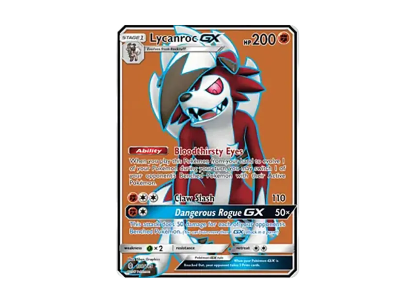 Lycanroc GX UR [145-GUARDIANS-RISING 138/145] (Sun & Moon "Guardians Rising")