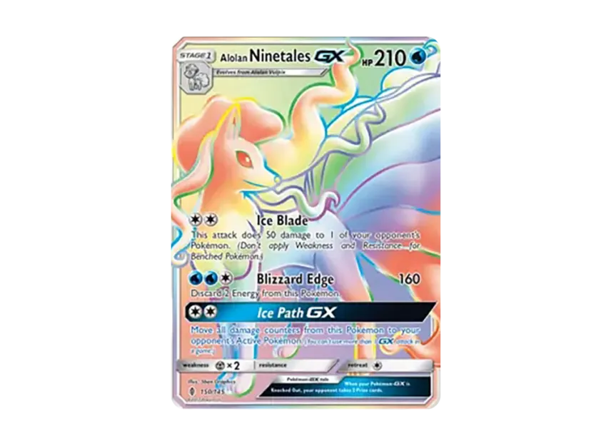 Alolan Ninetales GX RR [145-GUARDIANS-RISING 150/145] (Sun & Moon "Guardians Rising")