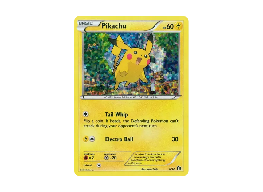 Pikachu : Holo [12-MCDONALD-S-COLLECTION-2016 6/12] (XY "McDonald's Collection 2016")