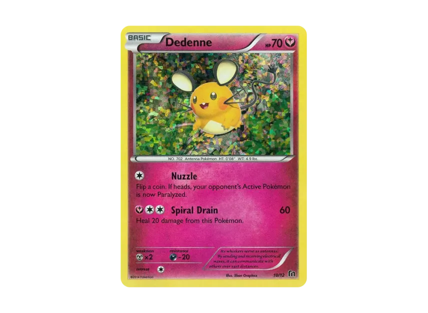Dedenne : Holo [12-MCDONALD-S-COLLECTION-2016 10/12] (XY "McDonald's Collection 2016")
