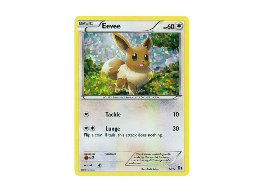 Eevee : Holo [12-MCDONALD-S-COLLECTION-2016 12/12] (XY "McDonald's Collection 2016")