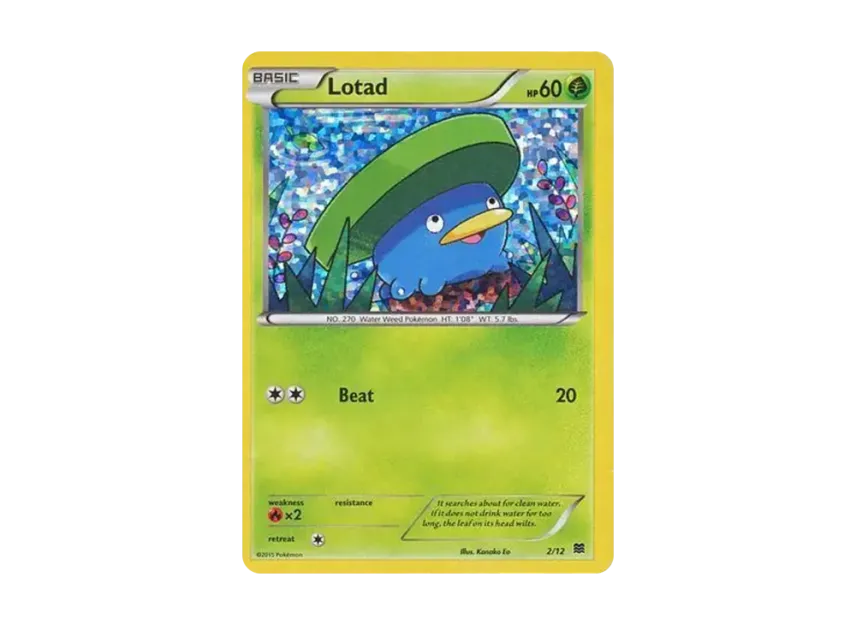 Lotad : Holo [12-MCDONALD-S-COLLECTION-2015 2/12] (XY "McDonald's Collection 2015")
