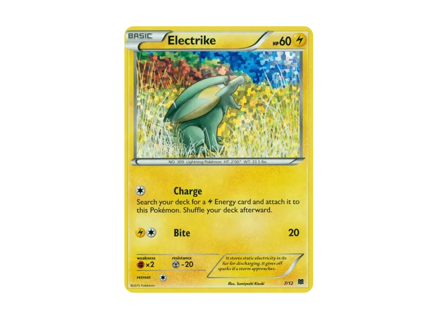 Electrike : Holo [12-MCDONALD-S-COLLECTION-2015 7/12] (XY "McDonald's Collection 2015")