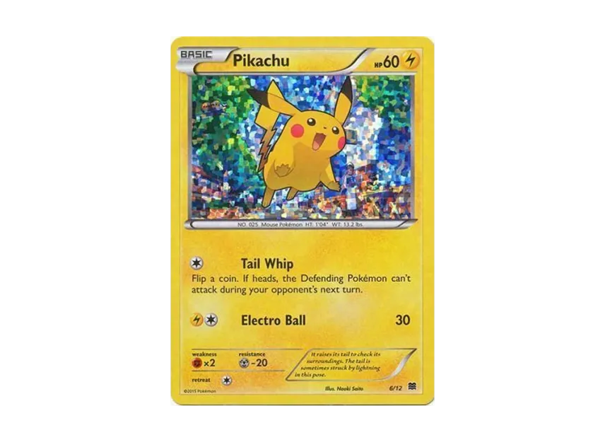 Pikachu : Holo [12-MCDONALD-S-COLLECTION-2015 6/12] (XY "McDonald's Collection 2015")
