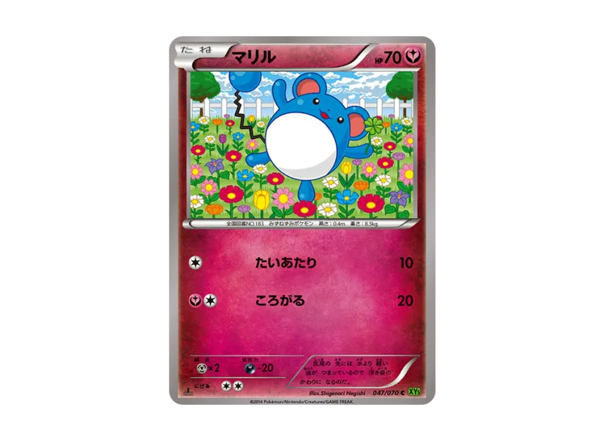 Marill C : 1ED [XY5-TIDAL-STORM 047/070] (Expansion Pack "Tidal Storm")