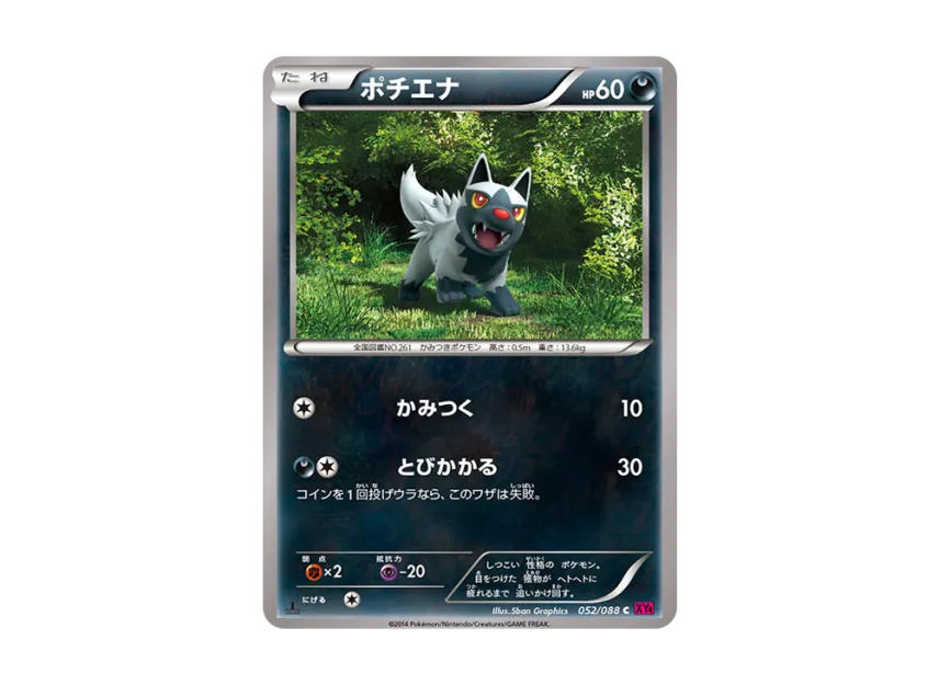 Poochyena C : 1ED [XY4 052/088] (Expansion Pack "Phantom Gate")