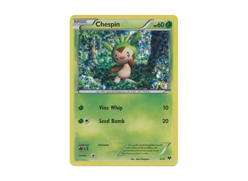 Chespin : Holo [12-MCDONALD-S-COLLECTION-2014 2/12] (XY "McDonald's Collection 2014")