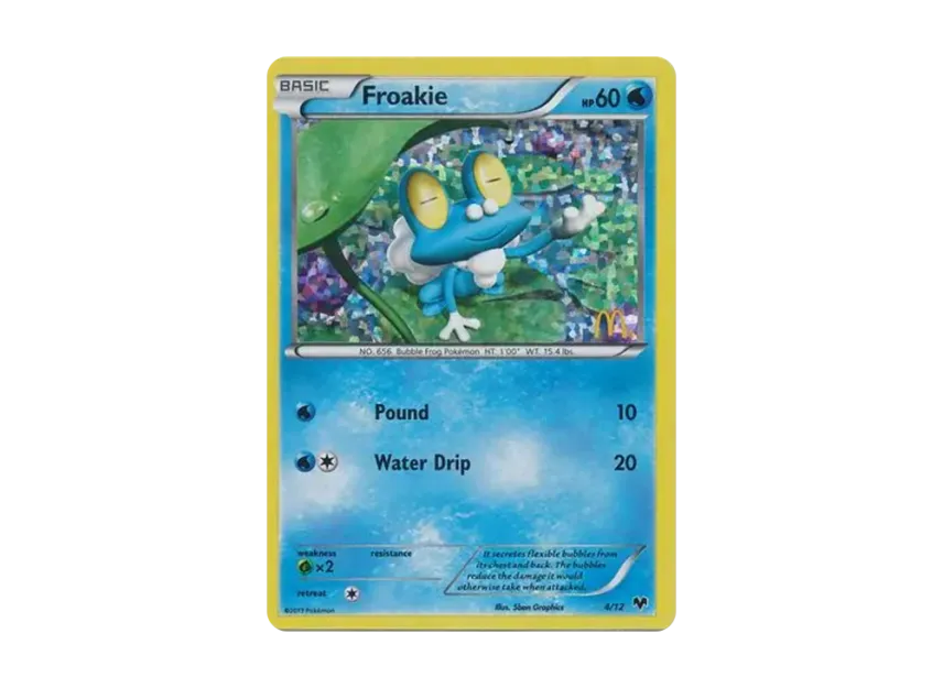 Froakie : Holo [12-MCDONALD-S-COLLECTION-2014 4/12] (XY "McDonald's Collection 2014")