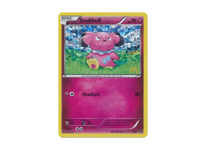 Snubbull : Holo [12-MCDONALD-S-COLLECTION-2014 8/12] (XY "McDonald's Collection 2014")