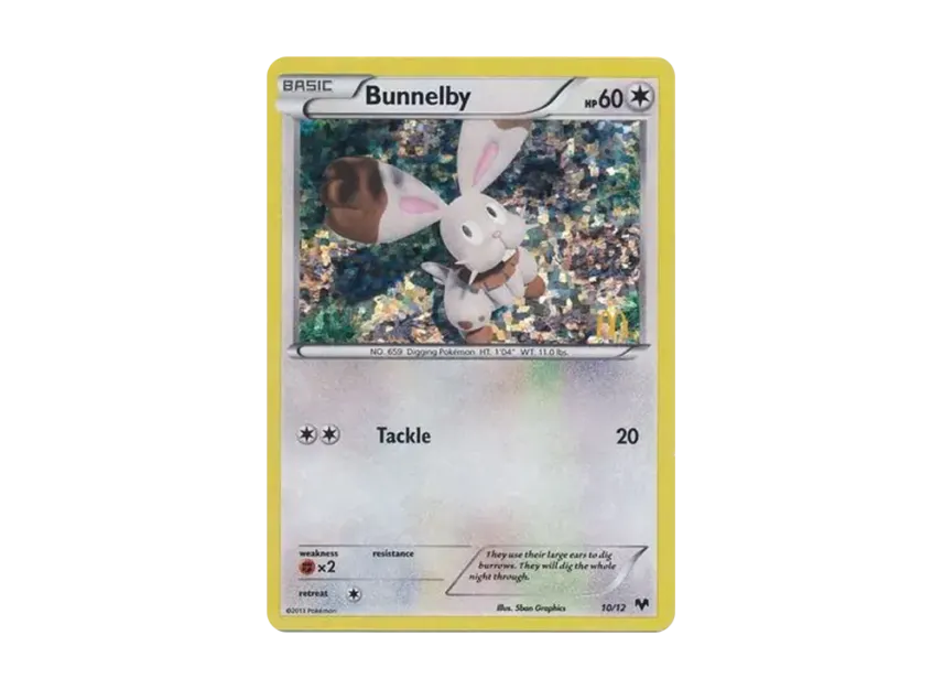 Bunnelby : Holo [12-MCDONALD-S-COLLECTION-2014 10/12] (XY "McDonald's Collection 2014")