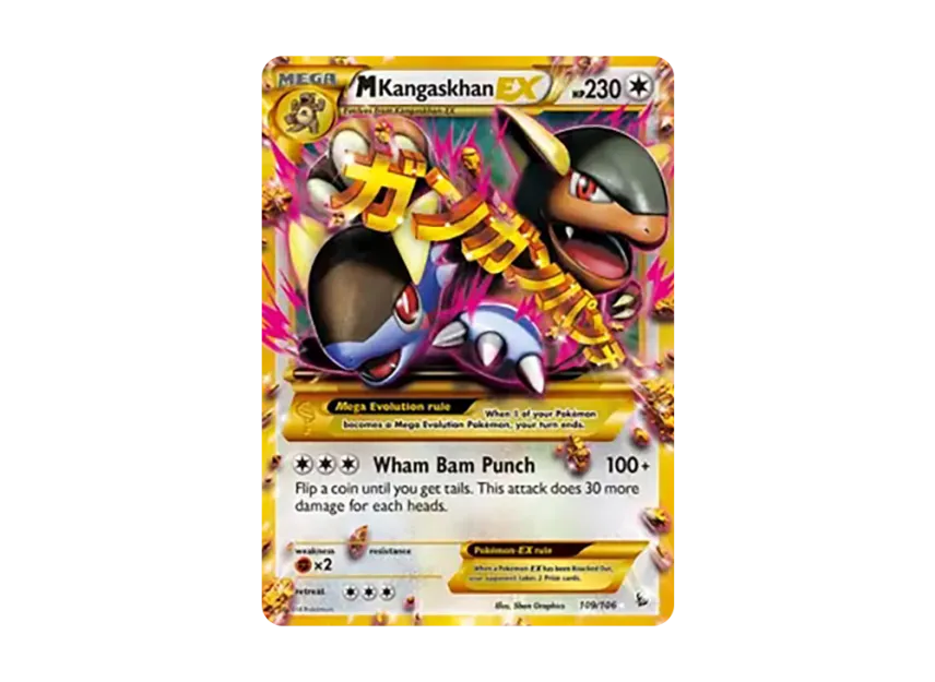 M Kangaskhan EX HR [106-FLASHFIRE 109/106] (XY "Flashfire")