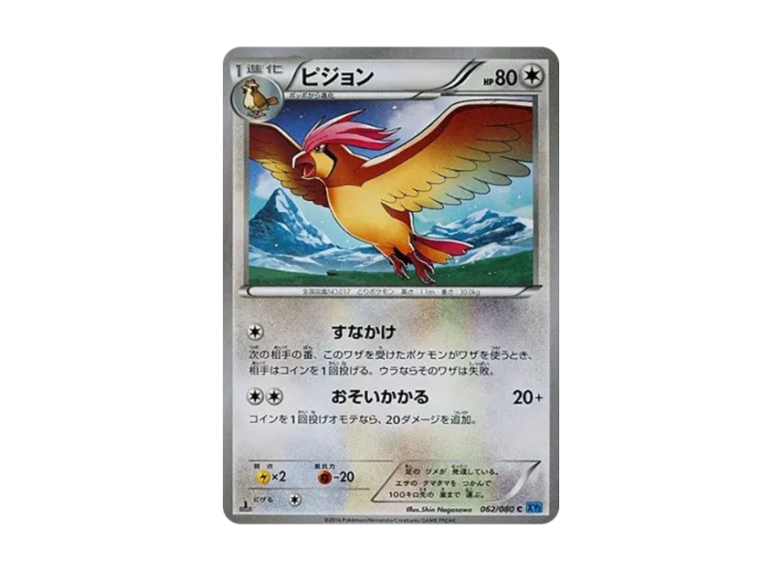 Pidgeotto C : 1ED [XY2 062/080] (Expansion Pack "Wild Blaze")