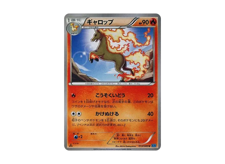 Rapidash U : 1ED [XY2 013/080] (Expansion Pack "Wild Blaze")