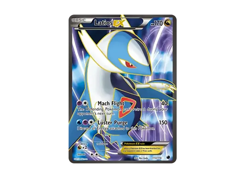 Latios EX UR [116-PLASMA-FREEZE 113/116] (Black & White "Plasma Freeze")