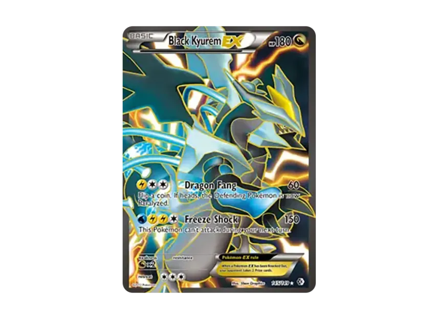 Black Kyurem EX UR [149-BOUNDARIES-CROSSED 145/149] (Black & White "Boundaries Crossed")