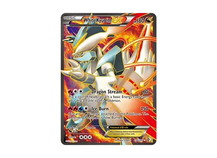 White Kyurem EX UR [149-BOUNDARIES-CROSSED 146/149] (Black & White "Boundaries Crossed")