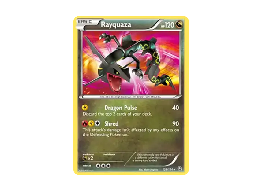Rayquaza HR [124-DRAGONS-EXALTED 128/124] (Black & White "Dragons Exalted")