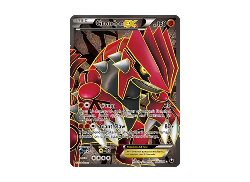 Groudon EX UR [108-DARK-EXPLORERS 106/108] (Black & White "Dark Explorers")