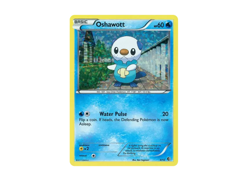 Oshawott : Holo [12-MCDONALD-S-COLLECTION-2011 4/12] (Black & White "McDonald's Collection 2011")