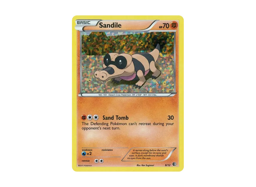 Sandile : Holo [12-MCDONALD-S-COLLECTION-2011 8/12] (Black & White "McDonald's Collection 2011")