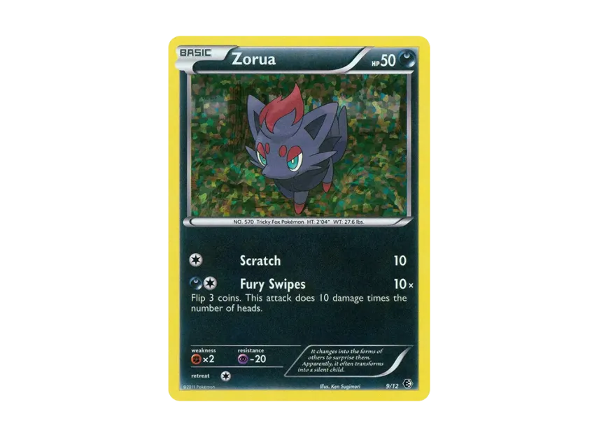 Zorua : Holo [12-MCDONALD-S-COLLECTION-2011 9/12] (Black & White "McDonald's Collection 2011")