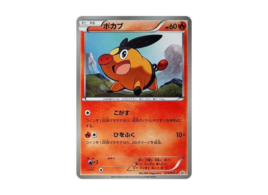 Tepig P [BW-P 019] (Promotional Cards "UNIQLO Pokemon Card Game")