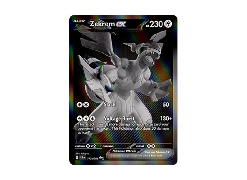 Zekrom ex BWR [BLK 172/170] [EN] (Scarlet & Violet "Black Bolt")
