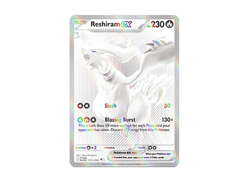 Reshiram ex BWR [WHT 173/170] [EN] (Scarlet & Violet "White Flare")