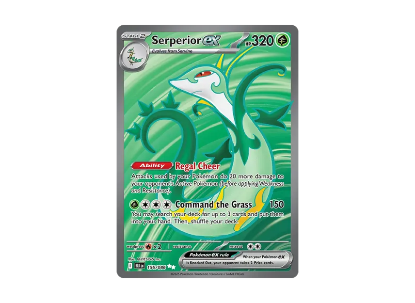Serperior ex UR [BLK 156/170] [EN] (Scarlet & Violet "Black Bolt")