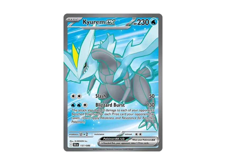 Kyurem ex UR [BLK 157/170] [EN] (Scarlet & Violet "Black Bolt")