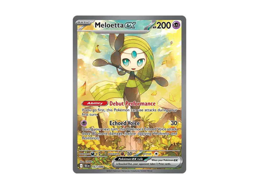 Meloetta ex SIR [BLK 167/170] [EN] (Scarlet & Violet "Black Bolt")